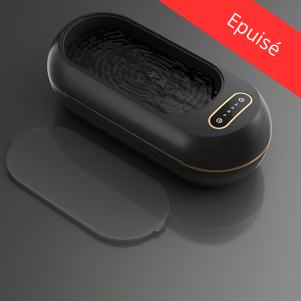 Nettoyeur Ultrason – Bijoux, lunettes, montres propres en 3 minutes ⏱️