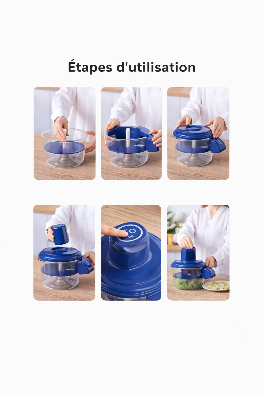 🧄 Éplucheur Électrique pour Ail, Raisins et petits fruits