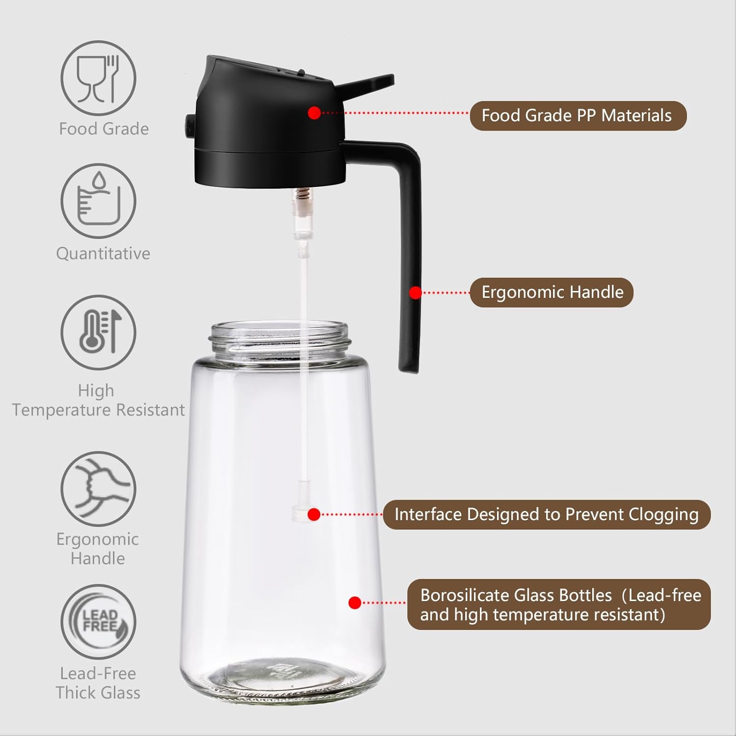 Vaporisateur d’huile – Dosez parfaitement pour vos salades, planchas & air fryer