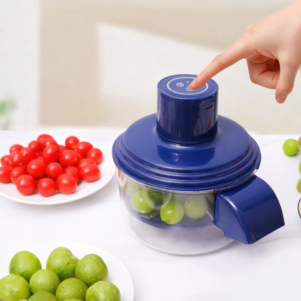 🧄 Éplucheur Électrique pour Ail, Raisins et petits fruits