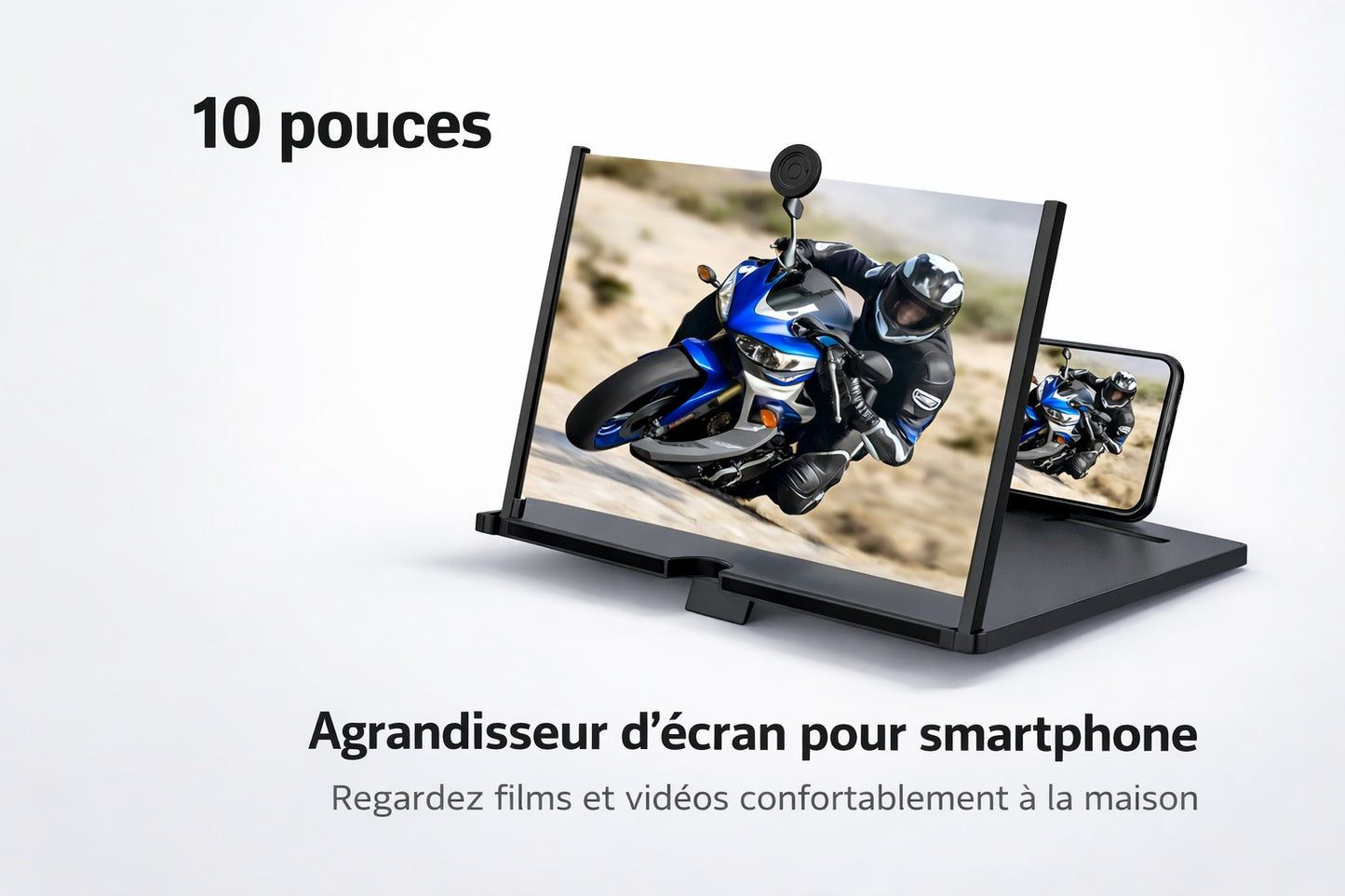 📱🔍 Agrandisseur d'écran pour smartphone - Transformez votre téléphone en mini cinéma