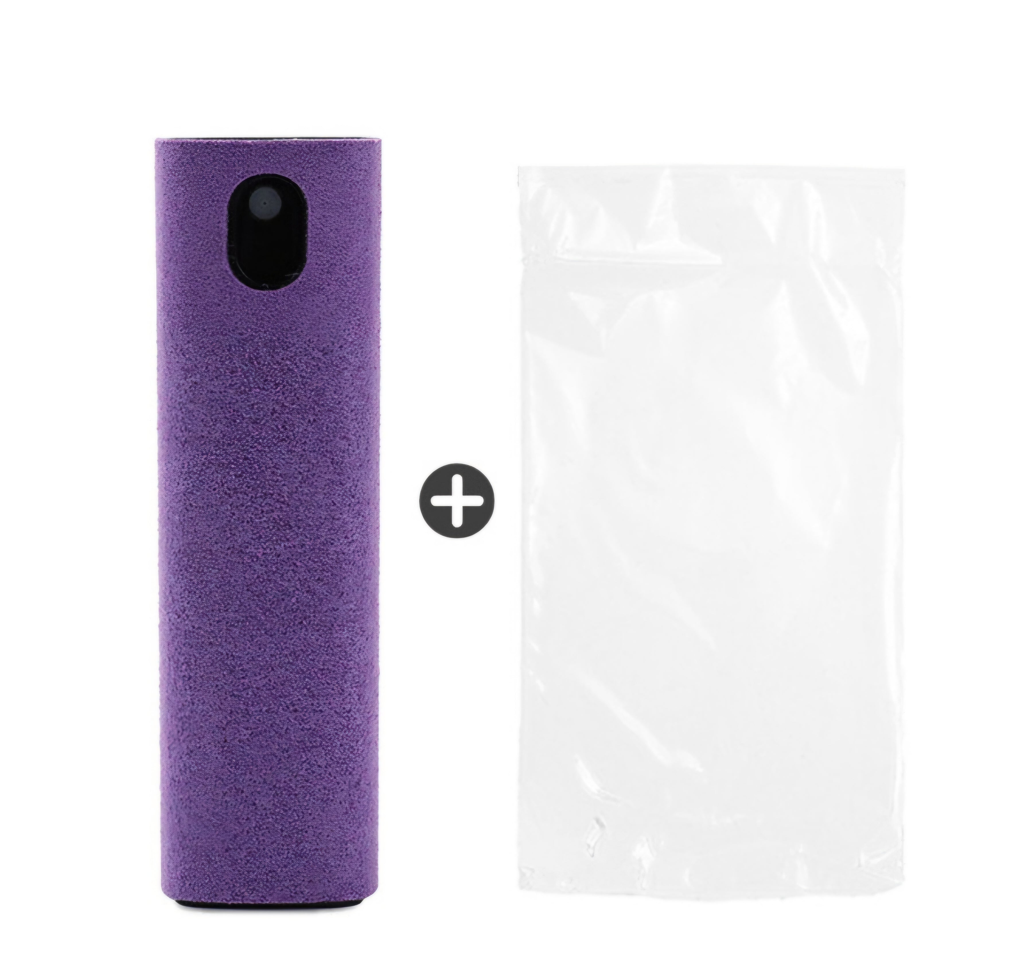 Spray nettoyant pour écran 2 en 1 - Microfibre intégrée & rechargeable