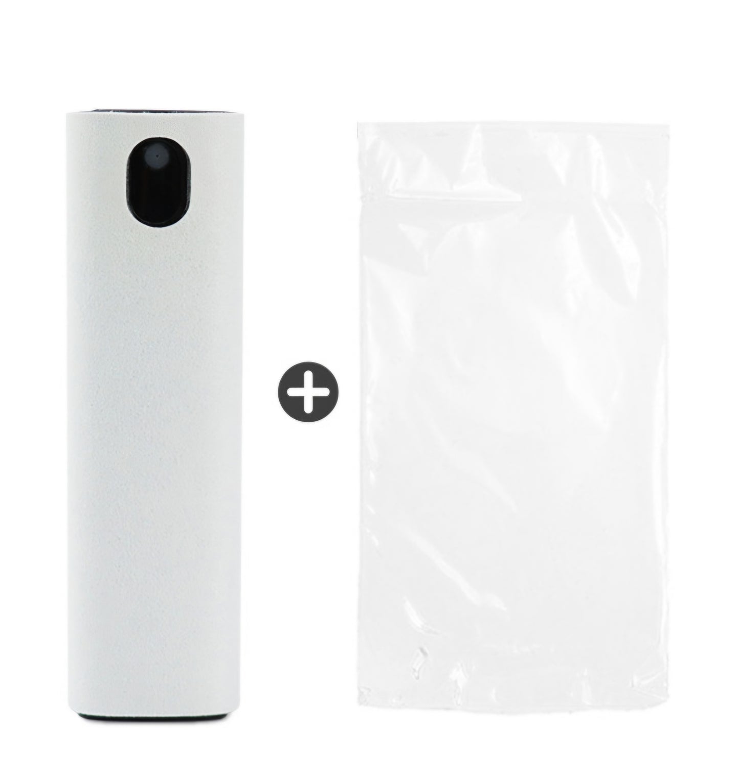 Spray nettoyant pour écran 2 en 1 - Microfibre intégrée & rechargeable