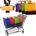 🛒 Sacs cabas de course x4 dont 1 Isotherme - Triez vos courses en toute simplicité
