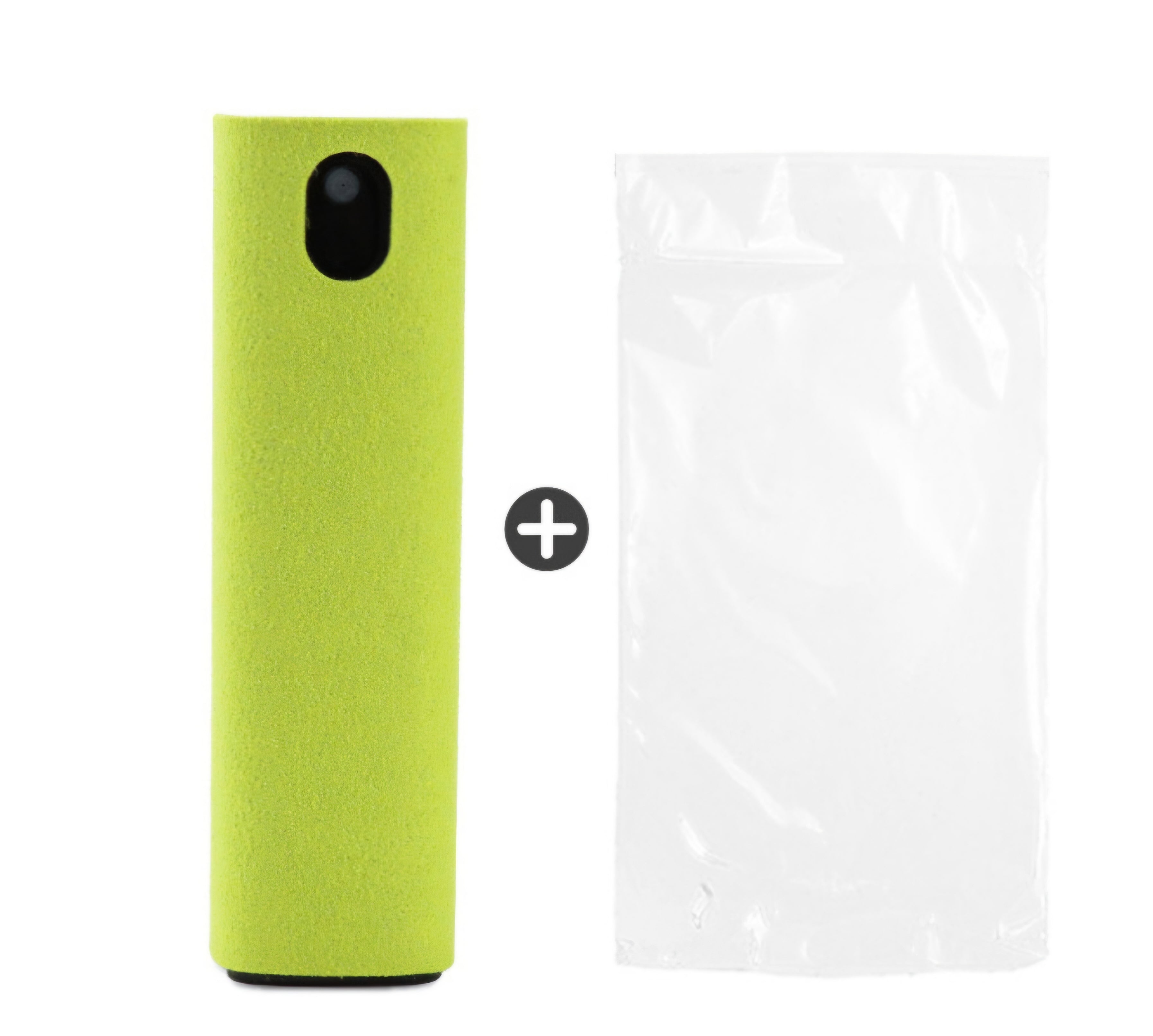 Spray nettoyant pour écran 2 en 1 - Microfibre intégrée & rechargeable
