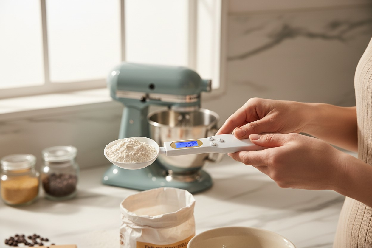 Cuillère Balance Digitale de Cuisine –  1g à 500g - Précision 0,1g