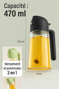 Vaporisateur d’huile – Dosez parfaitement pour vos salades, planchas & air fryer